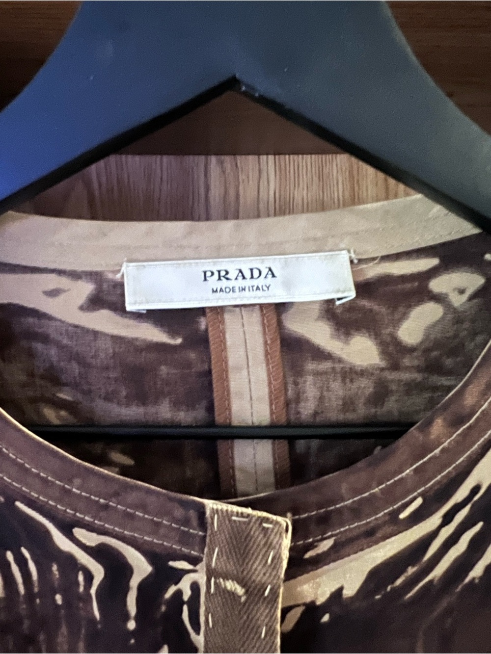 Prada Spring 2005 Brown Silk Jacket - Picture 4 of 5